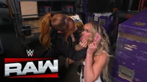 Becky Lynch sucker punches Maxxine Dupri backstage: Raw highlights, Nov. 10, 2025