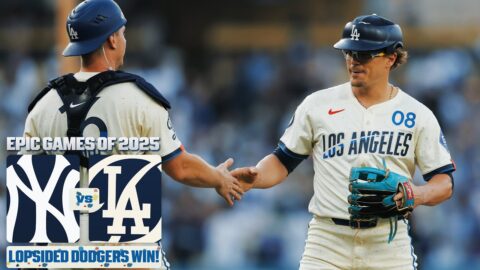 MLB🤖FULL GAME: Dodgers run up score to defeat Yankees 18-2 (ft. Kiké pitching 🚨)