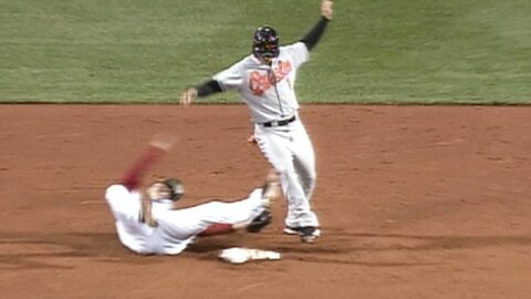 MLB🤖Julian Tavarez attempts to pick a runner off second base without making a throw MLB🤖Julian Tavarez attempts to pick a runner off second base without making a throw