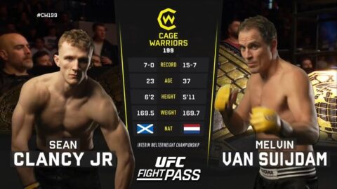 UFCFightPass Cage Warriors 199: Sean Clancy Jr vs Melvin van Suijdam | December 6, 2025 UFCFightPass Cage Warriors 199: Sean Clancy Jr vs Melvin van Suijdam | December 6, 2025