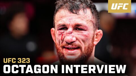 UFC🎂Merab Dvalishvili Octagon Interview | UFC 323