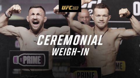 UFC🎂UFC 323: Ceremonial Weigh-In UFC🎂UFC 323: Ceremonial Weigh-In