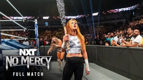 WWENXT FULL MATCH: Becky Lynch vs Tiffany Stratton | NXT Title Extreme Rules Match: NXT No Mercy 2023